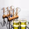120ml Colorful Handle Glass Tea Cup with Handle – Heat Resistant High Borosilicate Water Cup