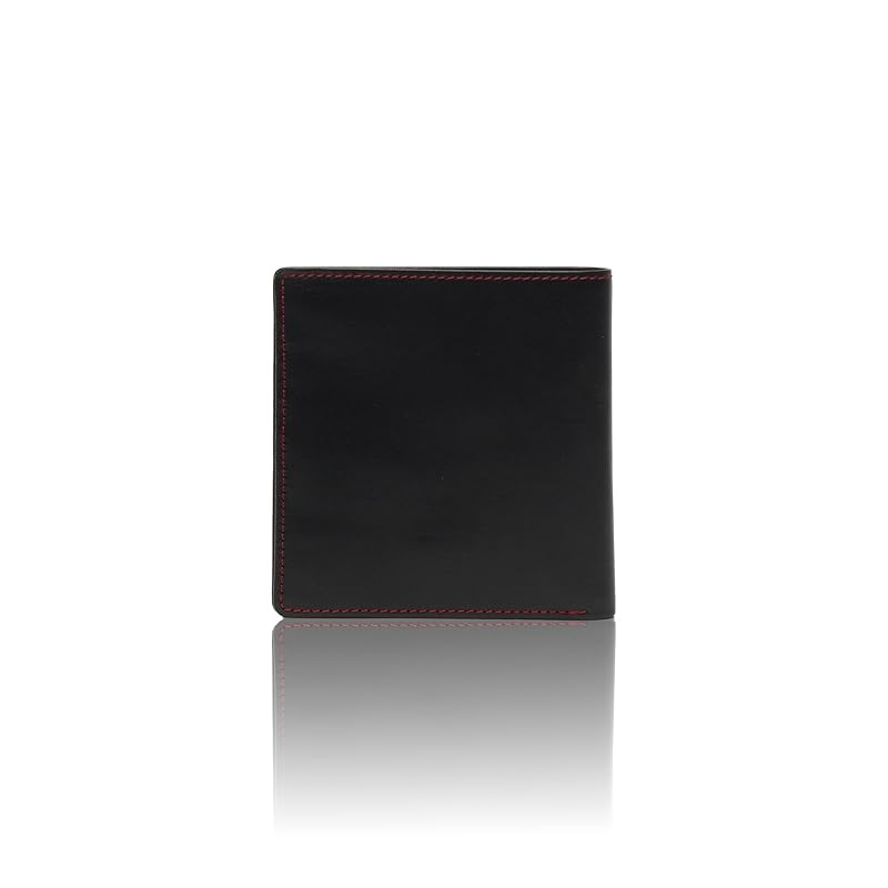 

[White House Cox] bifold wallet ES2376 men s BLACK/RED [product]