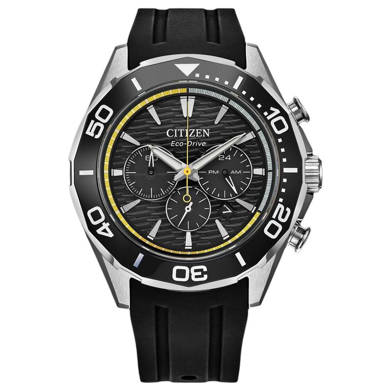 

CITIZEN Eco-Drive Series 100 Meters Waterproof Solar Quartz PU Strap 43mm Men s Watch Black Dial CA4730-08E чорний