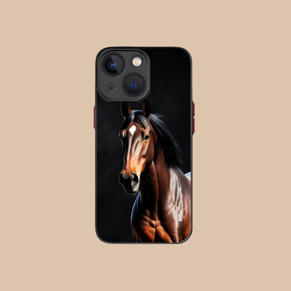 Fashion Horse Mobile Cell Phone Case for iPhone 17 16 15 14 13 12 11 X XR XS 8 7 Air Pro Max Plus Mini Colorful Silicone Cover