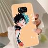 AD87 My Hero Academia Klare Hülle für Samsung A04 A14 A23 A34 A54 M23 M33 M52 M53 Realme 10 9 C30S C35 C55 VIVO Y02 Y21 Y33S Y51 X80 V25 Hülle