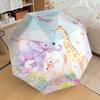 1PC Giraffe Elephant Umbrella-8-Rib Reinforced Portable Folding Travel Suitable for All Seasons Outdoor Daily Use-Z0474
