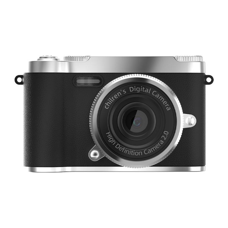 Retro CCD Dual Camera with 8x Optical Zoom - Compact Travel Pocket Digital Camera for Students