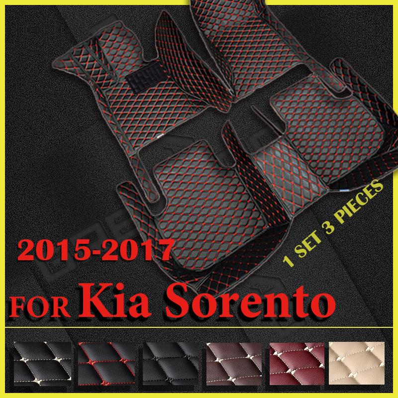 

Автомобильные коврики для Kia Sorento Seven Seats 2015 2016 2017 Custom Auto Foot Pads Автомобильный ковер Чехол Интерьер