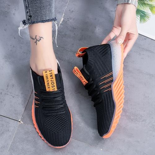 

Fashion Platform Women s Sports Shoes Wedges Lace-up Breathable Running Shoes Mesh Outdoor Vulcanize Shoes Zapatos Mujer 2025 35