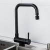 Yuzhuxun HC Foldable Black Kitchen Sink Faucet
