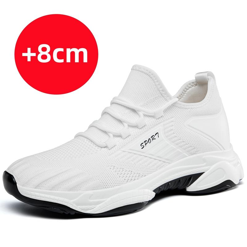 

Fashion Summer Sports Inner Heightening Shoes Sneakers Men Elevator Shoes Height Increasing Shoes for Man Insoles 8CM Hidden Heels 43