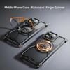 Eary for iPhone 16 Pro Max Bat Phone Case for Magsafe 360°Rotation Kickstand Metal Frameless Military Grade Shockproof Cover