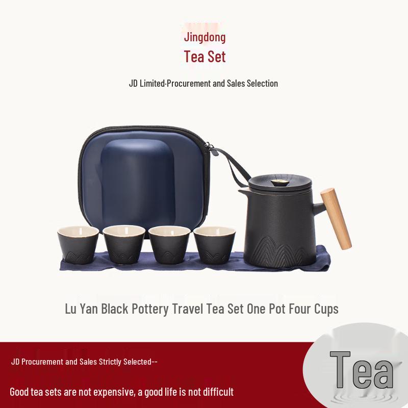 Portable Ceramic Travel Tea Set