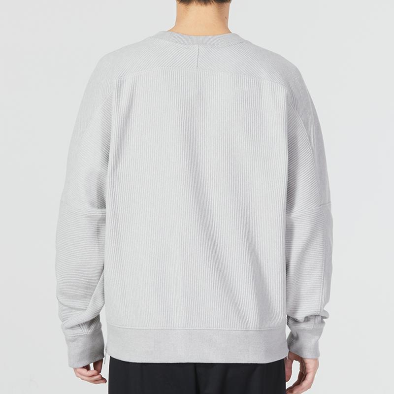 Under Armour Solid Color Sport Casual Crew Neck Sweatshirt Men Tops Grey 1373877-558