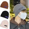 Korean Style Winter Earmuff Cap Windproof Warm Beanie Hat Trendy Men Knitted Hat  Winter Autumn