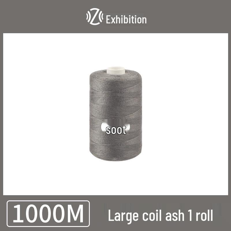Polyester Sewing Thread - 1000 Yards for Garments & Crafts, Assorted Colors, Small Spool