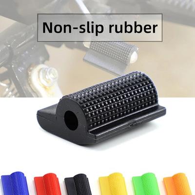 9mm Universal Motorcycle Shift Gear Lever Pedal Rubber Cover Shoe Protector Foot Peg Toe Gel for Honda Kawasaki Yamaha Accessory