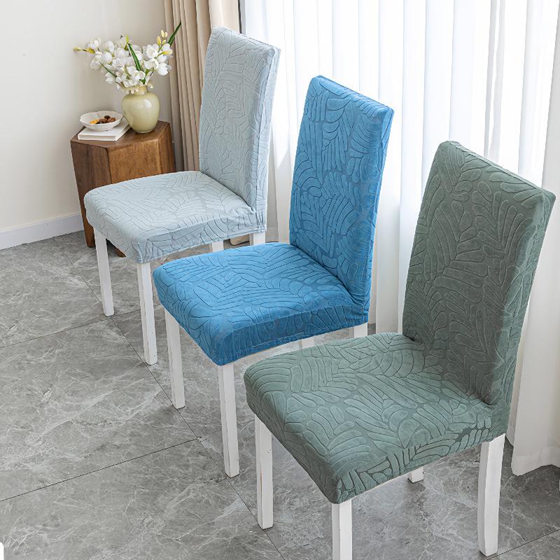 New Thickened Chair Cover Cushion Set Dining Table Backrest Integrated Chair Cover Fabric Anti-fouling and Dustproof