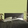 Wallpaper Geometric Pattern Yellow and Beige for Living Room and Bedroom 50x1000