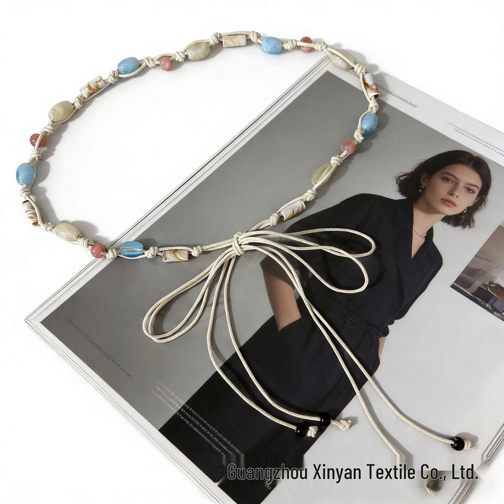 Bohemian Handmade Beaded Waist Chain Belt for Women - Ethnic Style Dress Accessory