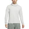 Nike Solid Color High Neck Hooded Long Sleeve T-Shirt Men Tops Gray DX6968-034