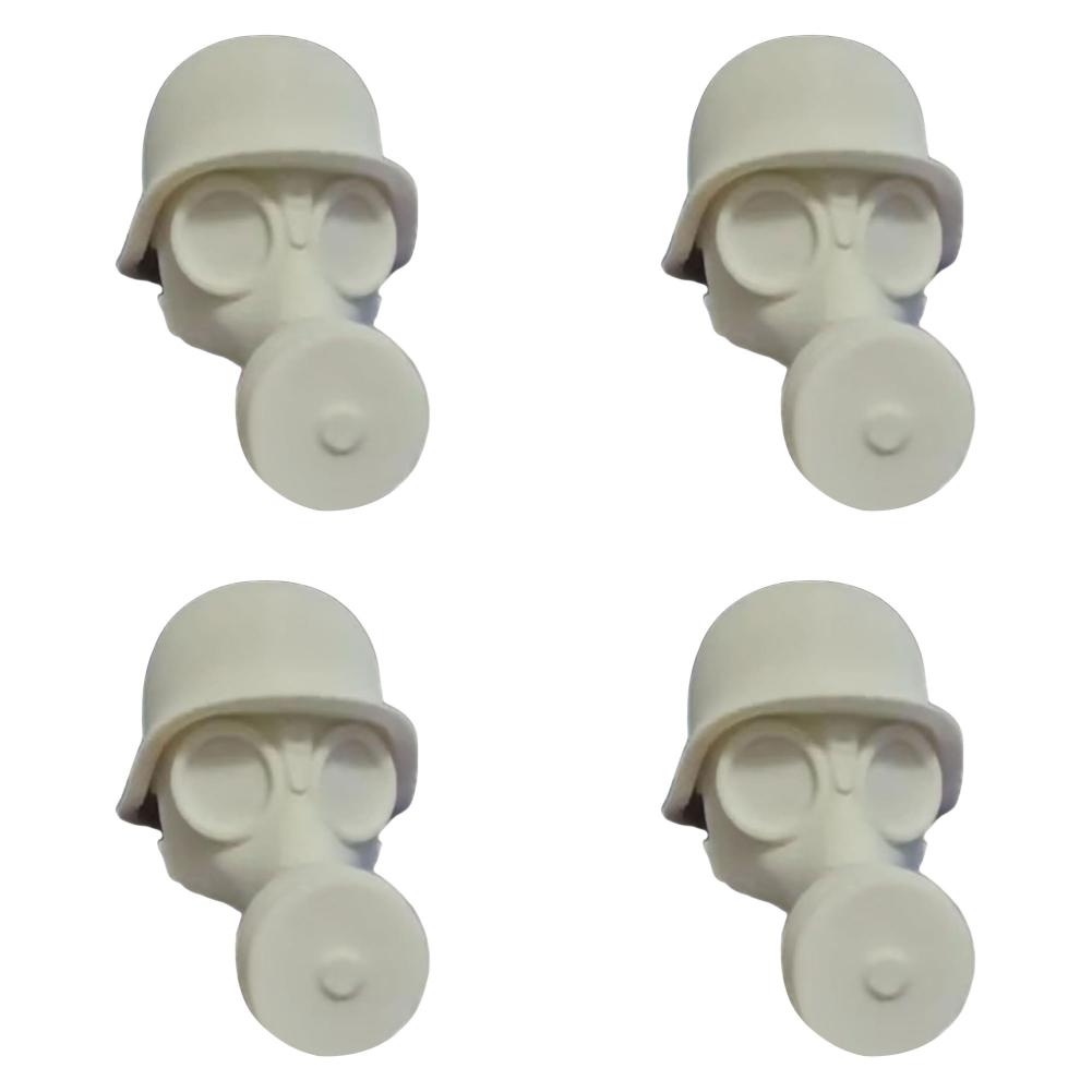 3-5 Stück Lustiger Deutscher Gasmaskenhelm Bierflaschenhülle Wiederverwendbarer Bierflaschenaufsatz Bierflaschenverschluss Universal für Party Bar