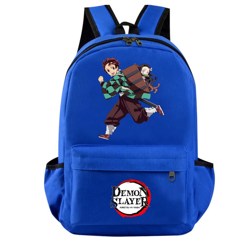 

Colorful Cartoon Demon Slayer Printed Backpack for Girl Boy Student Teenager Schoolbag Women Rucksak Large Capacity Waterproof Travel Bag Gift