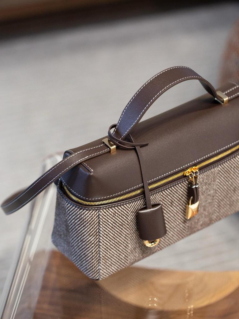 Autumn/Winter 2024 Canvas Tote Crossbody Lunch Bag
