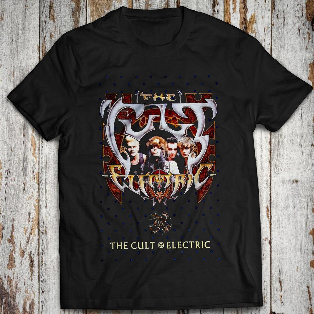 The Cult Electric T-Shirt Ian Astbury Rock Tee Sonic Temple Album Unisex T-Shirt S