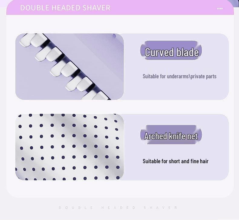 5-in-1 Rechargeable Women's Electric Shaver: Full Body and Pubic Hair Removal Device