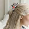 Large Cat Eye Bat Hair Clip Elegant Streamline Design Alloy Material Secure Hold For Daily Commute Party Hairstyles
