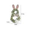 Easter Wreath for Front Door Bunny-Shaped with LED Wreath Wreath Hydrangea Easter Spring Easter Decoration Door Wreath Front Door Wall Window Home Dec
