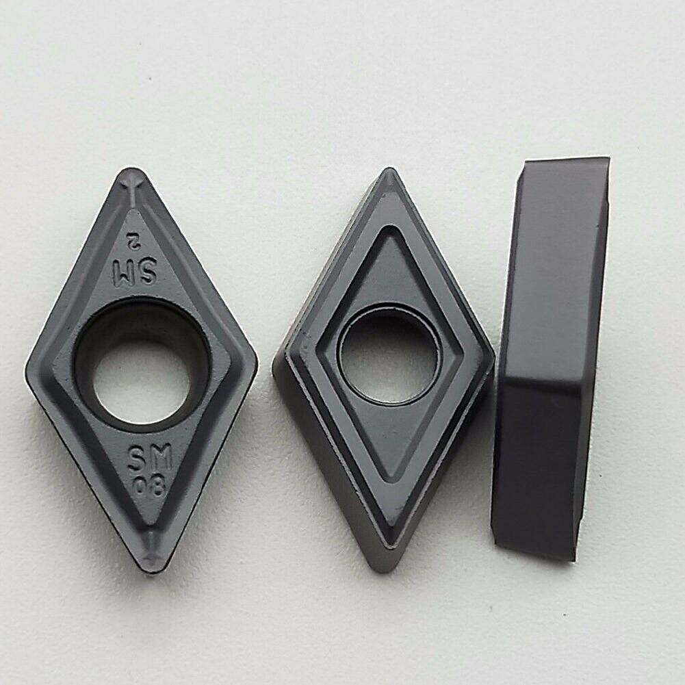 10Pcs DCMT3-2-SM DCMT11T308 SM DCMT32.52 Carbide Inserts Lathe Turning Inserts