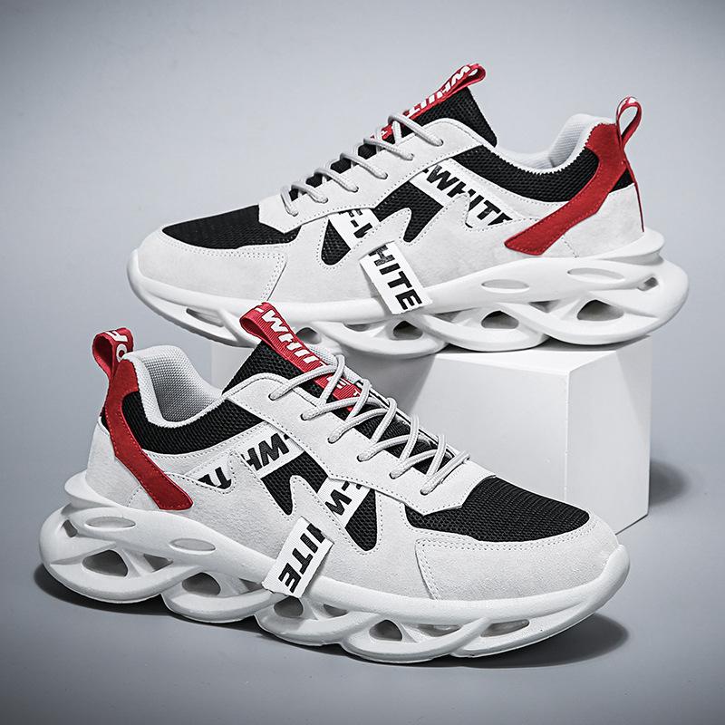 2025 summer breathable deodorant mesh sports shoes men's youth lightweight shock absorption non-slip running shoes casual shoes