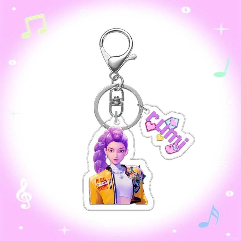 

Милые Kpop Брелоки Охотники на Демонов Руми Мира Зои Аниме Периферия Акриловый Подвеска Подвеска для Рюкзака Украшение Поклонники Игрушки Подарки A9