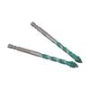 Multi-Material Bits Drill Bits Home Improvement Workshop Tasks Four-edge Serrated Glass Wood Metal Tiles Versatile Compatibility