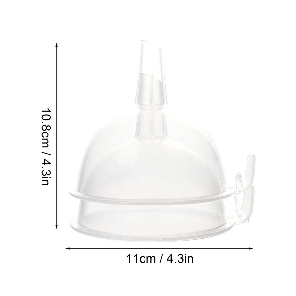 Liquid Funnel 2pcs Wine Funnel Strainer Liquid Funnel Dispenser Household Filter Transparent Multifunctional Kitchen Tools
