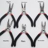 Handmade Multifunctional Pliers Set: Needle-Nosed, Diagonal, Flat, Wire Cutters, Rolling Needle, Single-Loop.