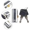 High Quality Brand New Cabinets Lock Cupboard Catch Silver Office Desk Lock Reliable Replacement Safety Lock Door Catch
