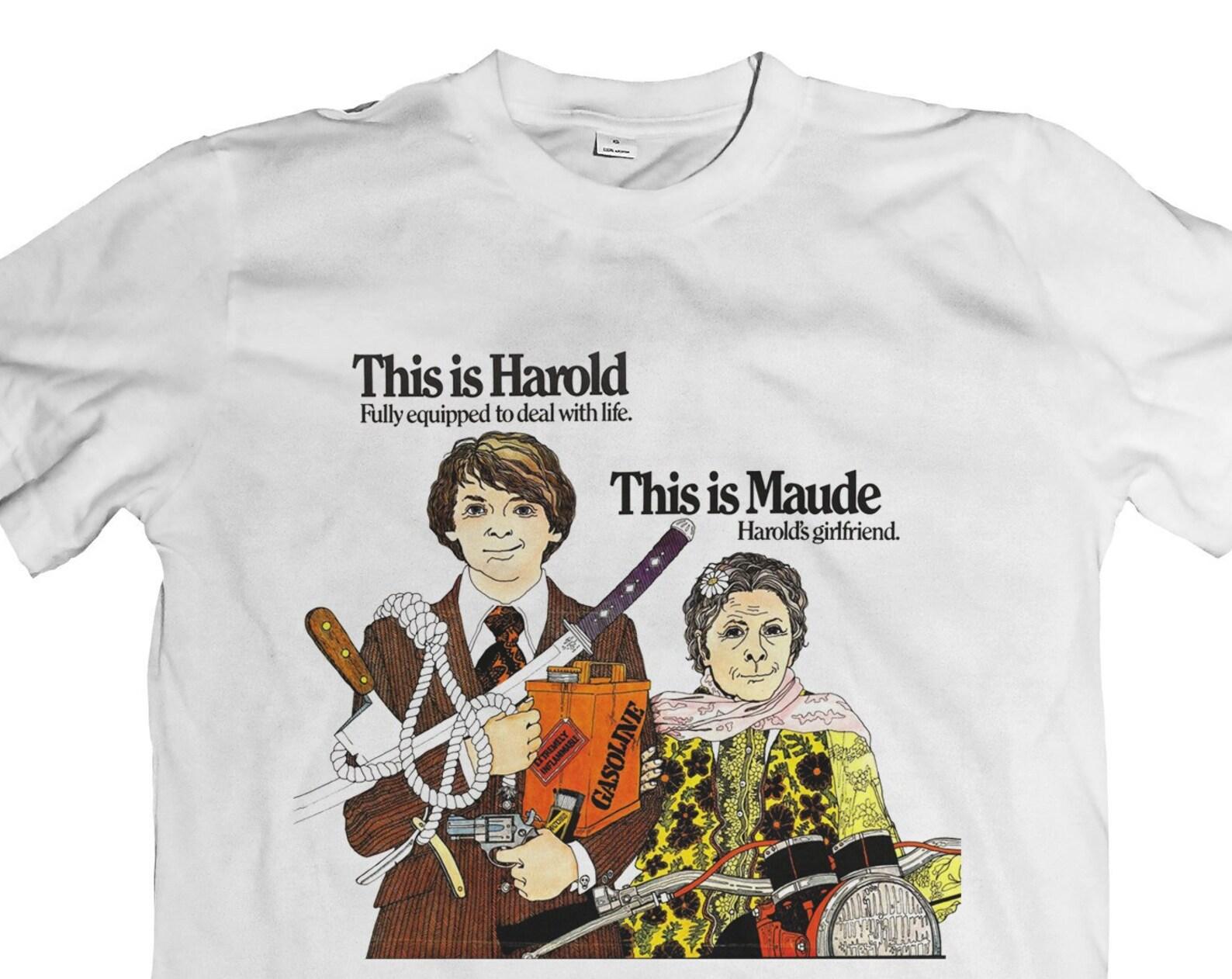 Harold and Maude Shirt - 70s Cinema Classic Movie - Harold and Maude Movie T- Shirt 2XL