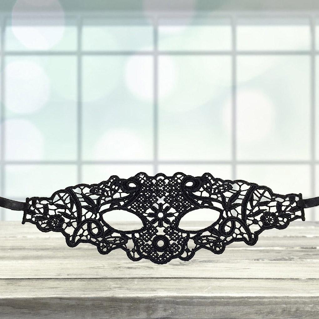 Hollow Peacock Lace Masquerade Party Eye Mask Veil for Halloween Nightclub