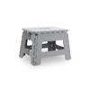 Tabouret pliable en plastique - MARBUENO SUMMER - 31,5x25x22 cm - Charge maximale 150 kg - Antidérapant - Facile à plier