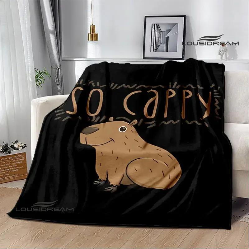 Il Club dei Capibara Coperta anime coperta da lancio copriletto Coperta calda coperte per letti Coperta da picnic regalo di compleanno