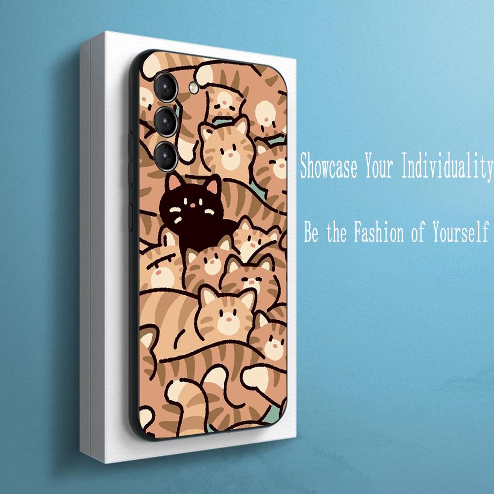 

Cute Animal dog pattern lovely design Phone Case For Samsung Galaxy S26 S25 S24 S23 S22 S21 Plus Ultra Note20 Soft Black Galaxy S22+ 5G