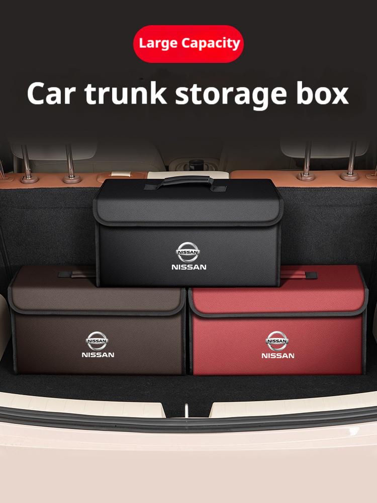 Car Trunk Storage Box Organizer Foldable Container Bag For Nissan X-Trail Qashqai Sentra Serena Tiida Teana Juke Micra AlmeraJ