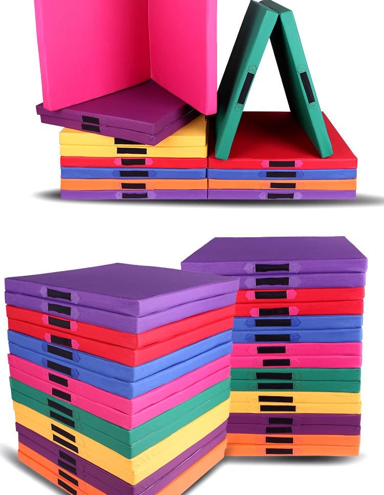 Folding Gymnastics and Dance Practice Mat for Chinese Dance Students