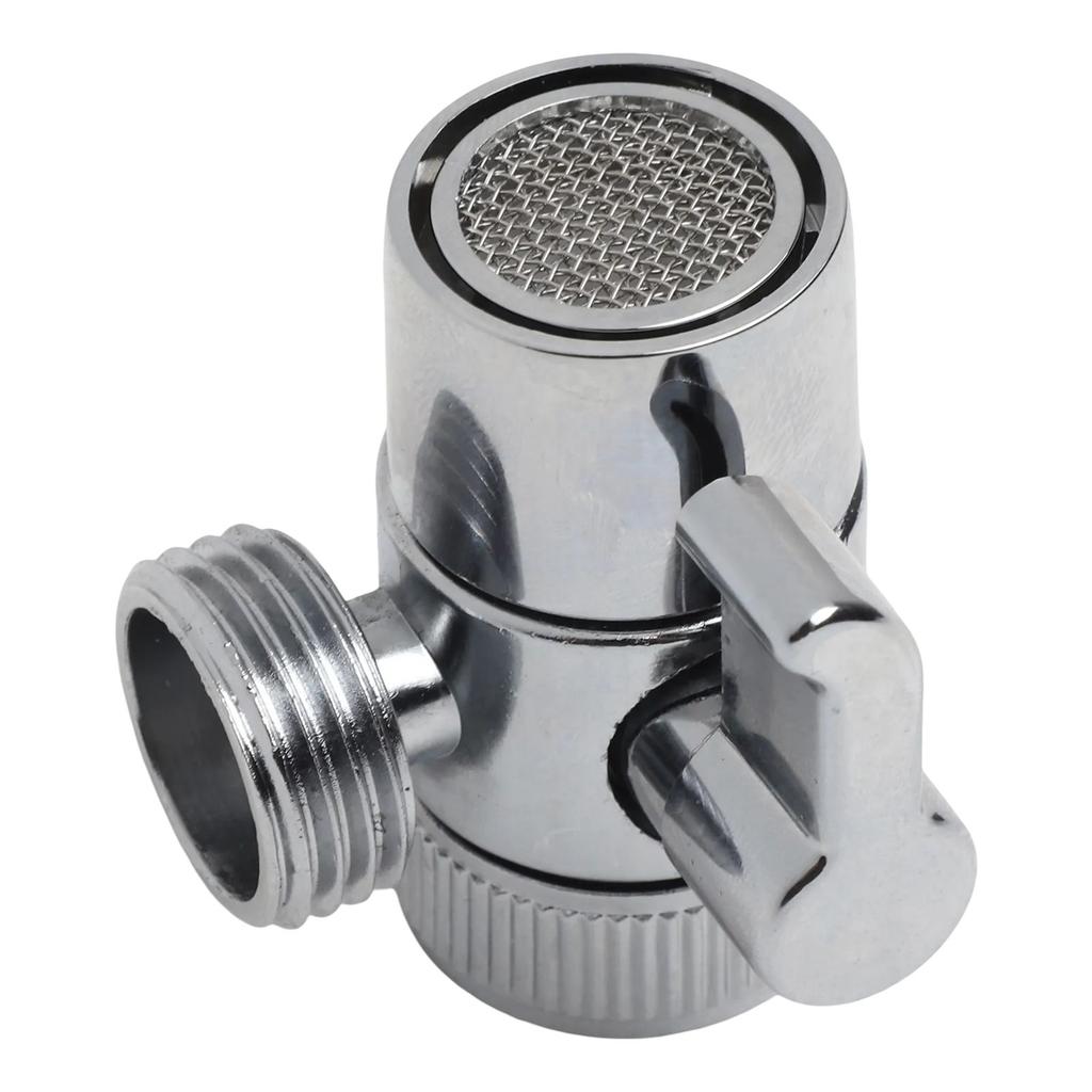 Innovative Faucet Diverter Solution Made from Zinc Alloy Material Switch Between Two Outputs Effortlessly at Home