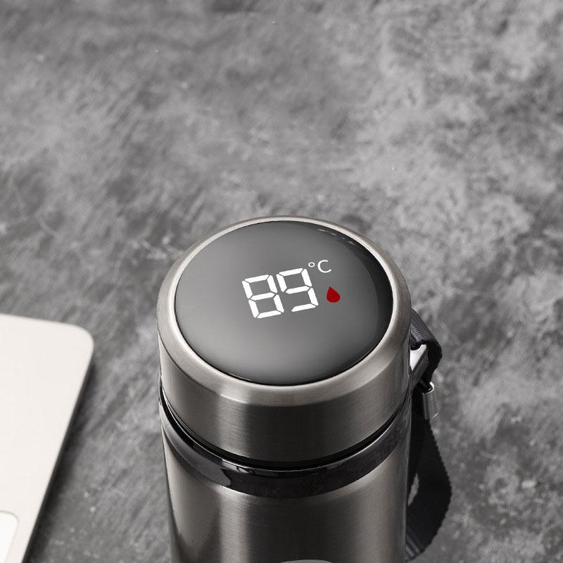 500ML LED Temperature Display Stainless Steel Thermos Sports Thermos Keep Hot and Cold Hot and Cold Insulated Cup