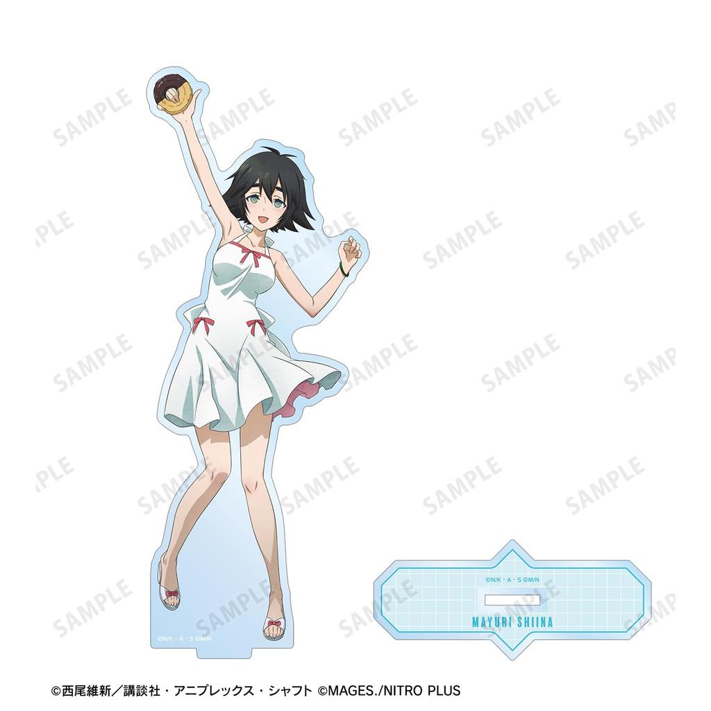 Monogatari Series x STEINS GATE Original Illustration Mayuri Shiina Collaboration Big Acrylic Stand Ver.