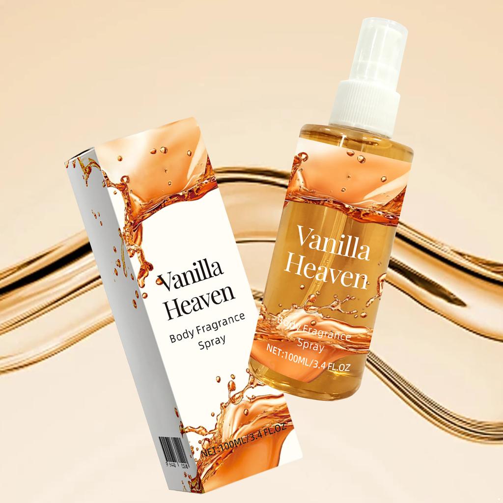 Unisex Vanilla Perfume Spray 100ml for Women and Men Alcohol Free Long Lasting Fragrance Daily Wear Dating Romantic Occasions