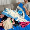 classic anime art cool hot Flannel warm soft plush blanket I-Inosuke H-Hashibira sofa living room hogar bedroom travel gift home