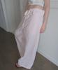 TARVERT Nova Foldover Nylon Pants - Pale Pink