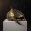 Handcrafted Norman Nasal Helmet Steel Brass Viking Armor