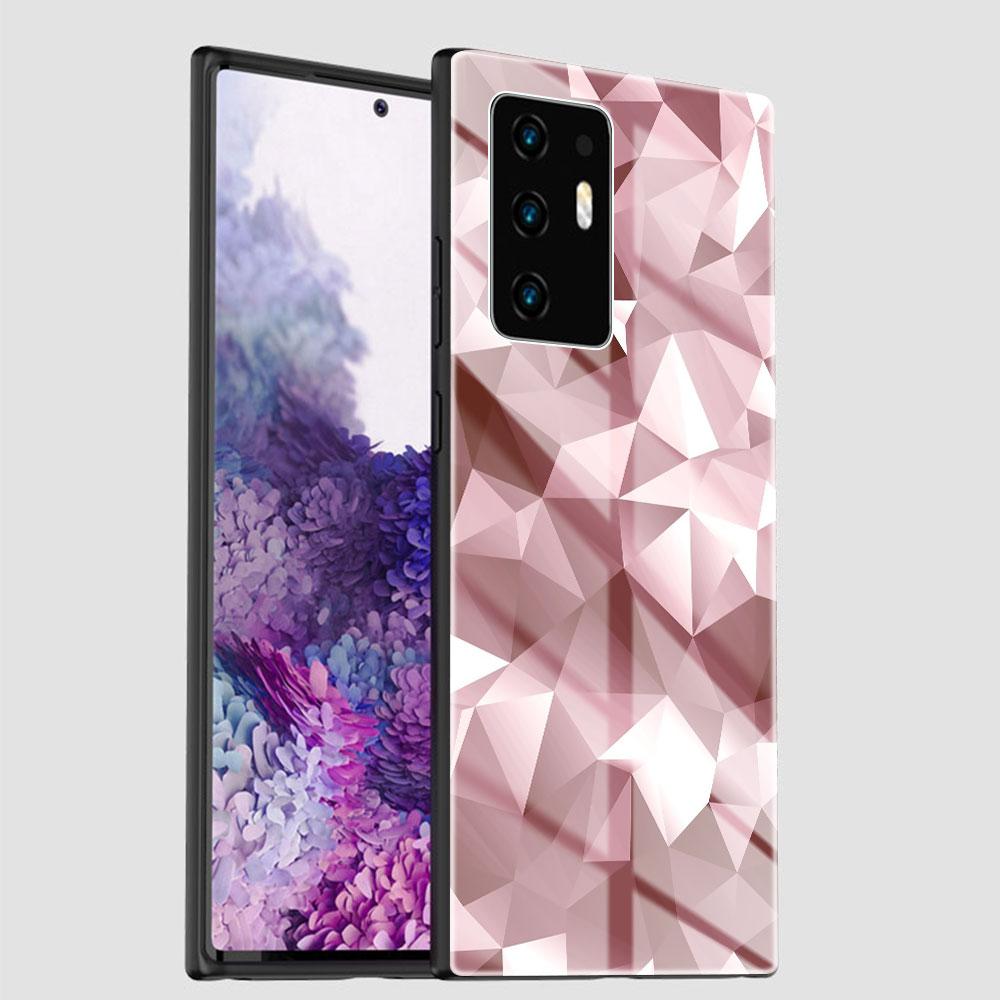 Handyhülle für Samsung Galaxy S20 FE S21 S10 S9 S8 Note 20 Ultra 10 Plus 9 Gehärtetes Glas Cover Capa Rose Rosa Prinzessin Königin